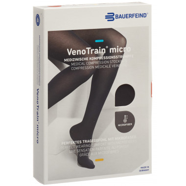 VenoTrain Micro MICRO A-T KKL2 M normal/short geschlossene Fussspitze schwarz