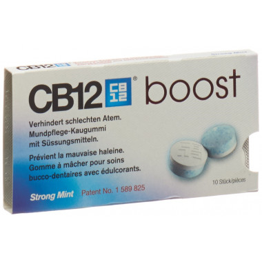 CB12 boost Mundpflege Kaugummi Strong Mint