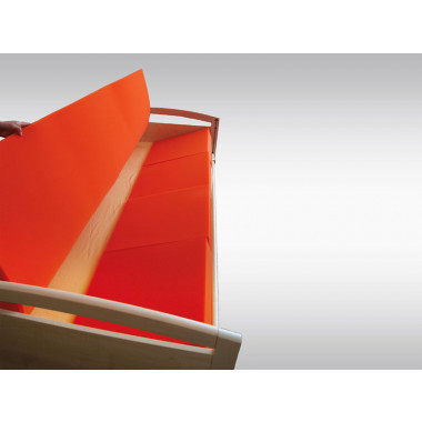 LIGASANO cuscino triangolare per posizionamento laterale arancione