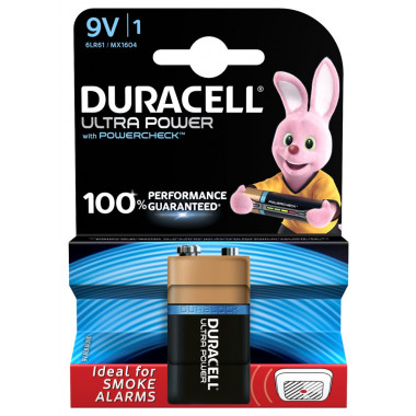 Duracell Batterie Ultra Power MX1604 9V/6LR61 K1