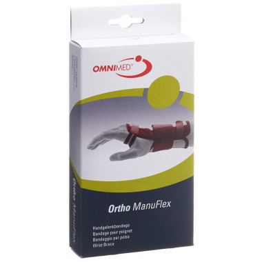 OMNIMED Ortho Manu Flex Handgelenk L 16cm re gr/bo