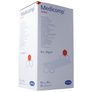 Medicomp Extra 6 fach S30 10x20cm steril