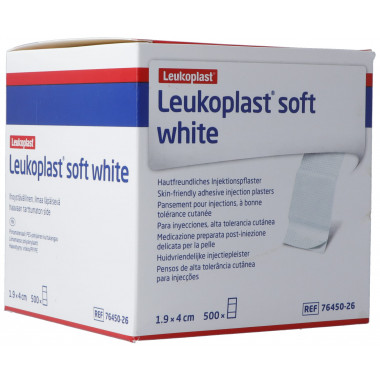 Leukoplast soft white Injektionspflaster 1.9x4cm