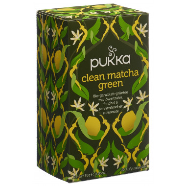 PUKKA Clean Matcha Green Tee Bio