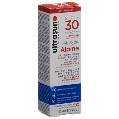 ultrasun Alpine SPF 30 20 ml + 3 g