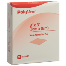 PolyMem Non Adhesive Dressing 8x8cm (#)