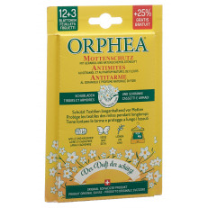 ORPHEA Mottenschutz Blätter Blütenduft 12 Stück + 3 Stück Aktion