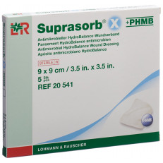 Suprasorb X + PHMB HydroBalance-Wundverband 9x9cm antimikrobiell