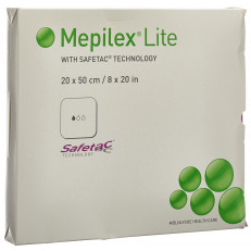 Mepilex Lite Absorptionsverband 20x50cm Silikon