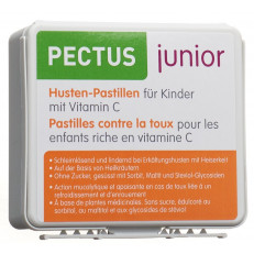 Pectus Junior Hustenpastillen für Kinder mit Vitamin C