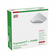 Suprasorb P + PHMB antimikrobieller Schaumverband 10x10cm