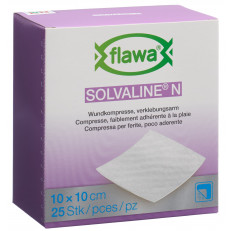 FLAWA Solvaline N compressa 10x10cm sterili