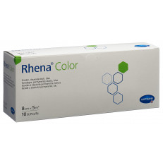 Rhena Color Elastische Binden 8cmx5m blau offen