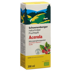 Schoenenberger Acerola naturtrüber Fruchtsaft Bio