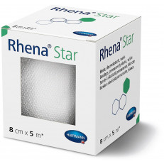 Rhena Star Elastische Binde 8cmx5m weiss