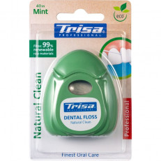 Trisa Natural Clean Zahnseide 40m mint