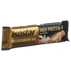 isostar High Protein Riegel Vanilla & Cranberry
