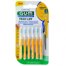 GUM TRAV-LER Trav-Ler 1.3mm ISO 4 conic gelb