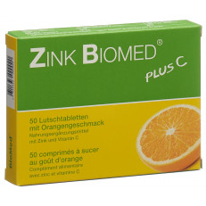 Zink Biomed plus C Lutschtablette Orange