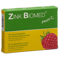 Zink Biomed plus C Lutschtablette Himbeer