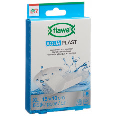 flawa Aqua Plast Pflasterstrips 10x15cm wasserfest